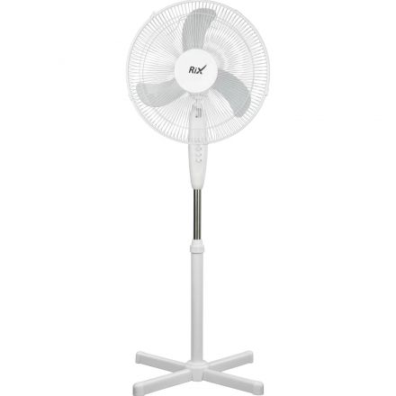 Вентилятор бытовой напольный RIX RSF-4000W, цвет белый, 45Вт