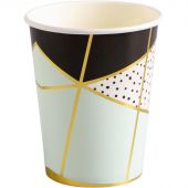 Стакан бумажный одноразов Мятная Роскошь 250мл 6шт/G,1502-4342