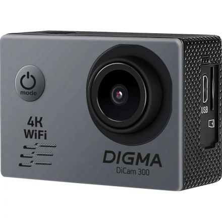 Экшн-камера Digma DiCam 300 серый Экшн-камера Digma DiCam 300 серый