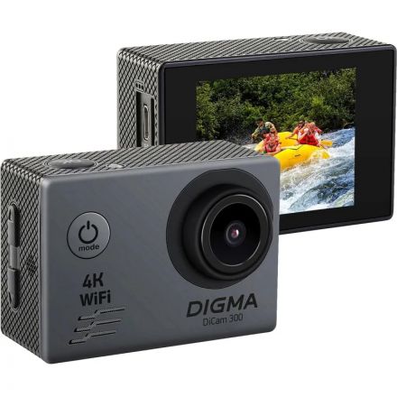 Экшн-камера Digma DiCam 300 серый Экшн-камера Digma DiCam 300 серый