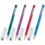 Ручка шариковая масляная BRAUBERG "ONE MOMENT COLOR", СИНЯЯ, корпус ассорти, В ДИСПЛЕЕ, игольчатый узел 0,7 мм, линия письма 0,35 мм, 143003