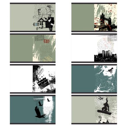 Тетрадь 80л., А5, клетка на гребне BG "Публикация", матовая ламинация, двойная обложка