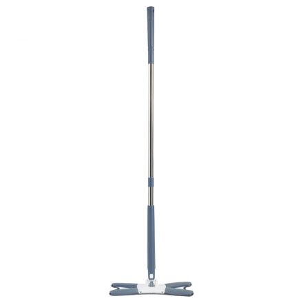 Швабра c отжимом x-type, плоская, OfficeClean Professional, мет. ручка 120 см., две насадки из микрофибры