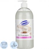 Крем-мыло жидкое Luscan жемчужное с дозатором 1л Крем-мыло жидкое Luscan жемчужное с дозатором 1л