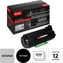 Картридж лазерный Комус 56F5H0E чер. пов.емк. для Lexmark 421/521/622/621