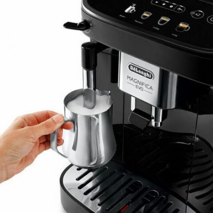 Кофемашина DELONGHI Magnifica Evo ECAM290.21.B, 1450 Вт, объем 1,8 л, ручной капучинатор, черная Кофемашина DELONGHI Magnifica Evo ECAM290.21.B, 1450 Вт, объем 1,8 л, ручной капучинатор, черная
