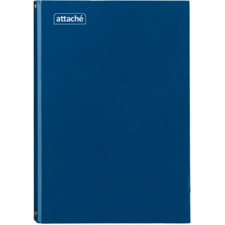 Бизнес-тетрадь А4 80л  ATTACHE, на кольцах,синий, обложка 7БЦ