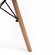 Кресло Tetchair CINDY SOFT (EAMES) (mod. 101) дерево бук/металл/мягкое сиденье/ткань, 61 х 60 х 80 см , black/white (черный/белый)