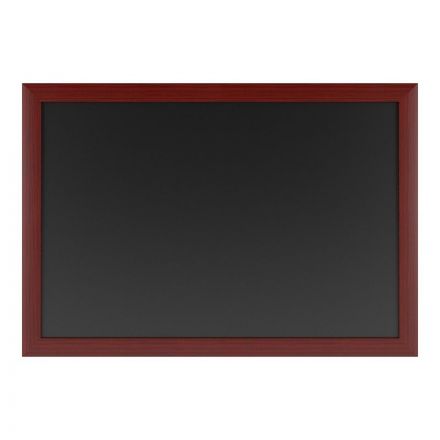 Доска меловая магнитная Attache Wood черная 60х90 см, дерев.коричн.рама СПб