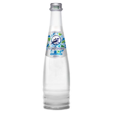 Вода негазированная минеральная ЧЕРНОГОЛОВКА, 0,33 л, стеклянная бутылка