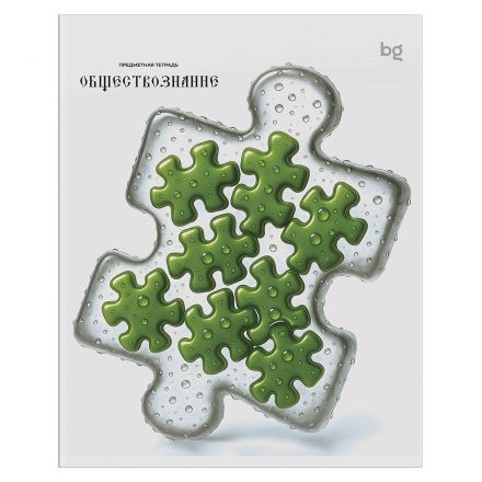 Тетрадь предметная 48л., BG "Юный гений" - Обществознание, эконом