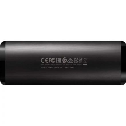 Портативный SSD A-DATA SE760, 256GB, USB 3.2 Type-C, ASE760-256GU32G2-CBK