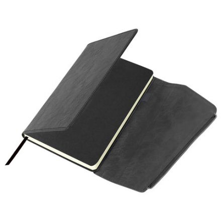 Ежедневник датированный 2026, А5, 145х213 мм, BRAUBERG "Jacket", под кожу, клапан, держатель, серый, 117403 Ежедневник датированный 2026, А5, 145х213 мм, BRAUBERG "Jacket", под кожу, клапан, держатель, серый, 117403