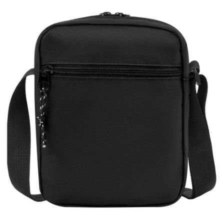 Сумка на плечо HEIKKI COMPACT (ХЕЙКИ), два кармана, черная, 19х14х5 см, 272631 Сумка на плечо HEIKKI COMPACT (ХЕЙКИ), два кармана, черная, 19х14х5 см, 272631