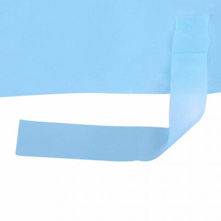 Халат хирургический нестерильный 140 см, 52-54 р., манжета, спанбонд 25 г/м2, ГЕКСА, голубой Халат хирургический нестерильный 140 см, 52-54 р., манжета, спанбонд 25 г/м2, ГЕКСА, голубой