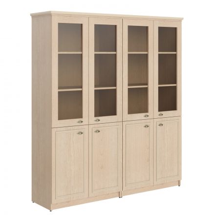 Шкаф высокий 2-х секционный комбинированный RHC 180.2 Бук Тиара 1808х466х2023 RAUT Шкаф высокий 2-х секционный комбинированный RHC 180.2 Бук Тиара 1808х466х2023 RAUT