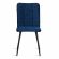 Стул обеденный Bari (2 шт. в упаковке) LT, велюр, Blue (синий), 41х55х89 см Стул обеденный Bari (2 шт. в упаковке) LT, велюр, Blue (синий), 41х55х89 см