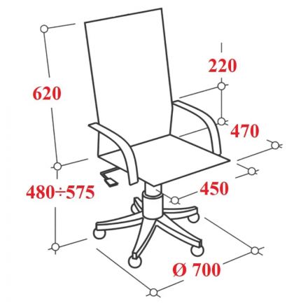 Кресло VT_Chairman 755 экопремиум черный Кресло VT_Chairman 755 экопремиум черный