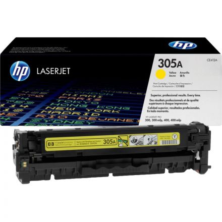 Картридж лазерный HP 305A CE412A жел. для CLJ M351/M451/M375