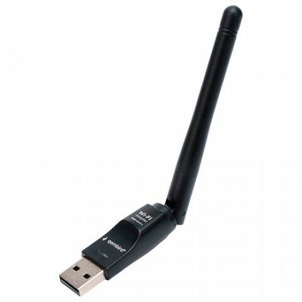 Сетевой адаптер Wi-Fi GEMBIRD 150 Мбит, с антенной, USB, 802.11b/g/n, MT7601, WNP-UA-011 Сетевой адаптер Wi-Fi GEMBIRD 150 Мбит, с антенной, USB, 802.11b/g/n, MT7601, WNP-UA-011