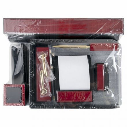 Набор настольный GALANT "Sirius" из дерева, 8 предметов, цвет "красное дерево/чёрный", 238162 Набор настольный GALANT "Sirius" из дерева, 8 предметов, цвет "красное дерево/чёрный", 238162