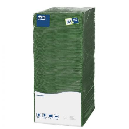 Салфетки бумажные Tork Big Pack 478659 (1-слойные, 25x25 см, зеленые, 500 штук в упаковке)