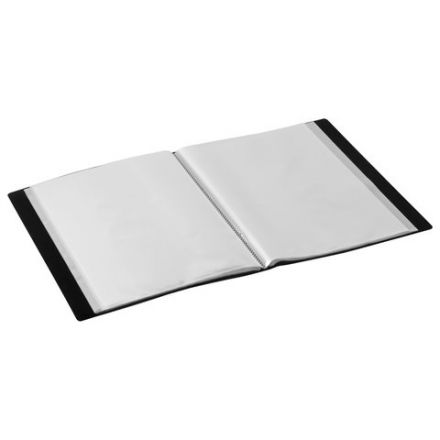 Папка 100 вкладышей BRAUBERG "Office", черная, 0,8 мм, 222641 Папка 100 вкладышей BRAUBERG "Office", черная, 0,8 мм, 222641