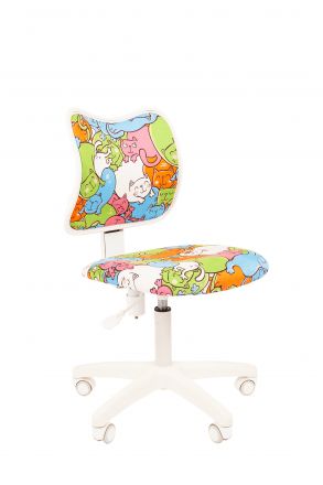Кресло Chairman Kids 102 Россия ткань котики Кресло Chairman Kids 102 Россия ткань котики