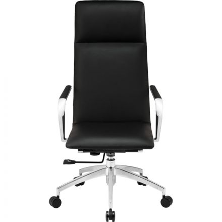 Кресло BN_Jl_EChair-593 TPU экокожа черный, алюминий Кресло BN_Jl_EChair-593 TPU экокожа черный, алюминий