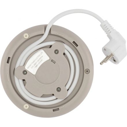 Чайник Vitek VT-WK1066 1.7л. 2200Вт бежевый/коричневый корп.:металл/пластик