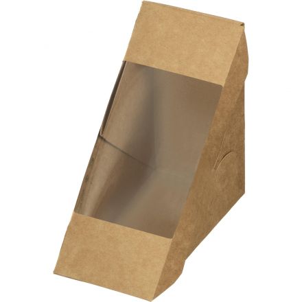 Упаковка ECO SANDWICH 70, 127х127х70, крафт, 500 шт/кор Упаковка ECO SANDWICH 70, 127х127х70, крафт, 500 шт/кор