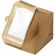 Упаковка ECO SANDWICH 70, 127х127х70, крафт, 500 шт/кор Упаковка ECO SANDWICH 70, 127х127х70, крафт, 500 шт/кор