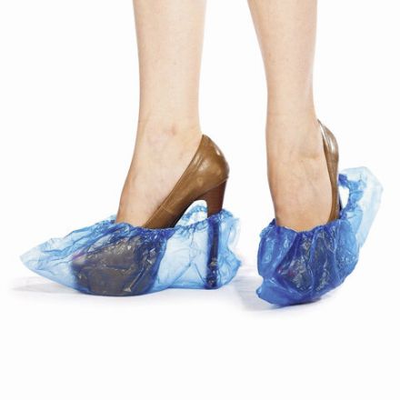 Бахилы КОМПЛЕКТ 100 штук (50 пар) в упаковке, ЭКОНОМ, размер 40х14 см, 1,8 г, ПНД, ЛЮБАША, 104978 Бахилы КОМПЛЕКТ 100 штук (50 пар) в упаковке, ЭКОНОМ, размер 40х14 см, 1,8 г, ПНД, ЛЮБАША, 104978