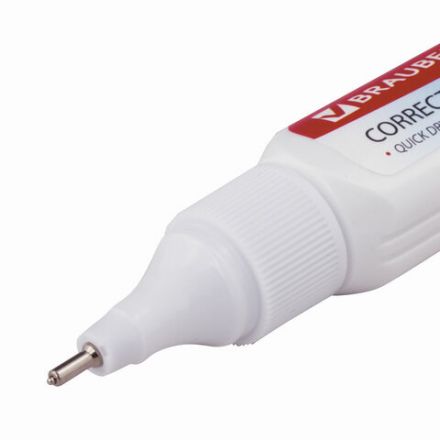 Ручка-корректор BRAUBERG, 9 мл, металлический наконечник, 221675 Ручка-корректор BRAUBERG, 9 мл, металлический наконечник, 221675