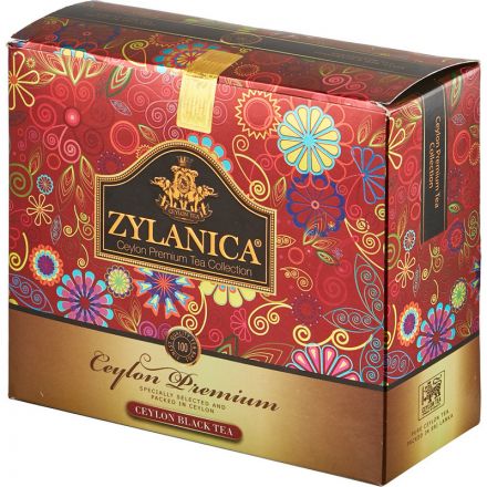 Чай Zylanica Ceylon Premium Collection черн. 100 пакx2гр/уп Чай Zylanica Ceylon Premium Collection черн. 100 пакx2гр/уп