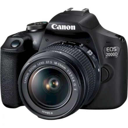 Фотоаппарат CANON EOS 2000D Kit + EF-S 18-55 IS II