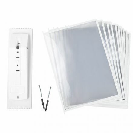 Демосистема настенная на 10 панелей, с 10 белыми панелями А4, STAFF "Profit", 238145 Демосистема настенная на 10 панелей, с 10 белыми панелями А4, STAFF "Profit", 238145