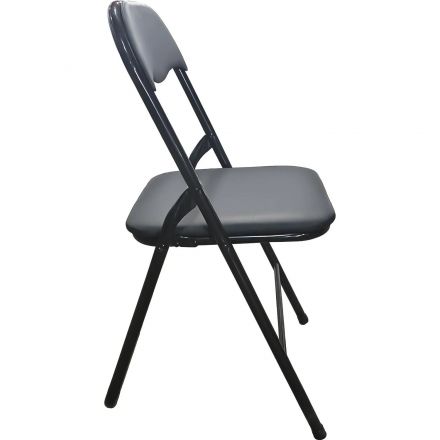 Стул складной ЮТК Easy Chair экокожа, черный 78х45х46,5см Стул складной ЮТК Easy Chair экокожа, черный 78х45х46,5см