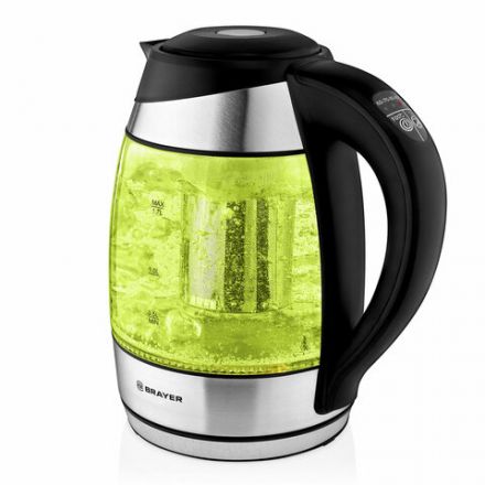 Чайник с терморегулятором и заварником BRAYER BR1021, 1,8 л, 2200 Вт Чайник с терморегулятором и заварником BRAYER BR1021, 1,8 л, 2200 Вт