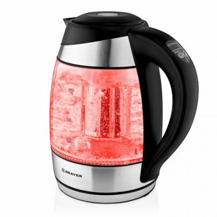 Чайник с терморегулятором и заварником BRAYER BR1021, 1,8 л, 2200 Вт Чайник с терморегулятором и заварником BRAYER BR1021, 1,8 л, 2200 Вт