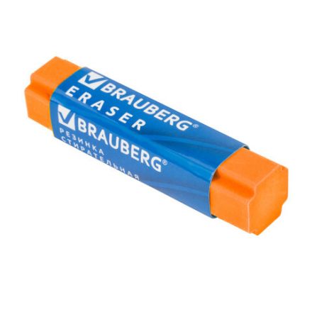 Ластик BRAUBERG "X-Erase", 68х15х15 мм, цвет ассорти, экологичный ПВХ, 228066 Ластик BRAUBERG "X-Erase", 68х15х15 мм, цвет ассорти, экологичный ПВХ, 228066