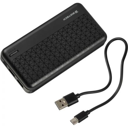 Внешний аккумулятор BigTech (BT-PB-20-BL-3) 20000 mAh черный Внешний аккумулятор BigTech (BT-PB-20-BL-3) 20000 mAh черный