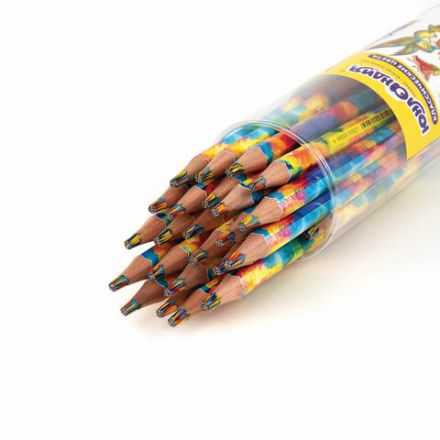 Карандаш с многоцветным грифелем ЮНЛАНДИЯ MAGIC, 1 шт., классические цвета, шестигранный, утолщенный грифель 5 мм, натуральное дерево,181789 Карандаш с многоцветным грифелем ЮНЛАНДИЯ MAGIC, 1 шт., классические цвета, шестигранный, утолщенный грифель 5 мм, натуральное дерево,181789