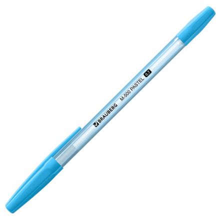 Ручка шариковая BRAUBERG "M-500 PASTEL", СИНЯЯ, корпус ассорти, узел 0,7 мм, линия письма 0,35 мм, 143450 Ручка шариковая BRAUBERG "M-500 PASTEL", СИНЯЯ, корпус ассорти, узел 0,7 мм, линия письма 0,35 мм, 143450