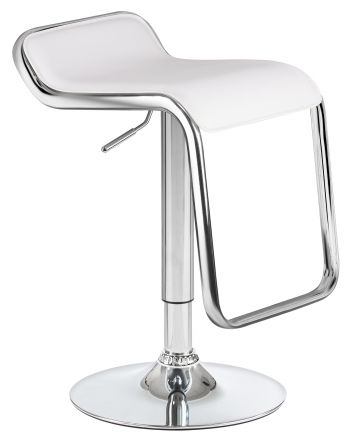 Стул барный DOBRIN CRACK, белый