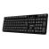 Клавиатура беспроводная SVEN KB-C2300W, USB, 104 клавиши, 2,4 GHz, черная, SV-021474