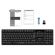 Клавиатура беспроводная SVEN KB-C2300W, USB, 104 клавиши, 2,4 GHz, черная, SV-021474