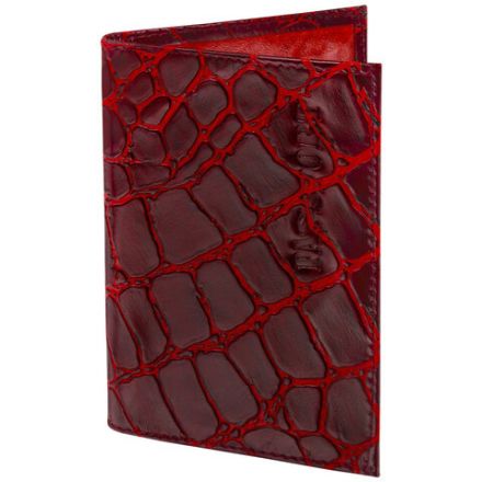 Обложка для паспорта натуральная кожа Croc, "PASSPORT", красная, BRAUBERG, 237180 Обложка для паспорта натуральная кожа Croc, "PASSPORT", красная, BRAUBERG, 237180