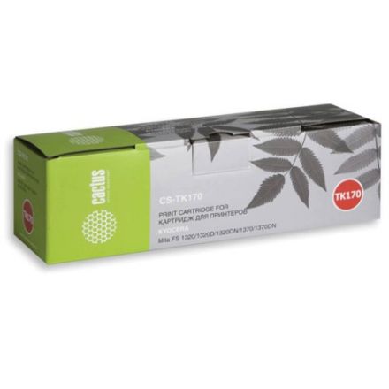 Тонер-картридж CACTUS (CS-TK170) для KYOCERA FS-1320D/DN/P2135D/DN, ресурс 7200 стр Тонер-картридж CACTUS (CS-TK170) для KYOCERA FS-1320D/DN/P2135D/DN, ресурс 7200 стр