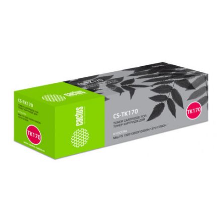 Тонер-картридж CACTUS (CS-TK170) для KYOCERA FS-1320D/DN/P2135D/DN, ресурс 7200 стр Тонер-картридж CACTUS (CS-TK170) для KYOCERA FS-1320D/DN/P2135D/DN, ресурс 7200 стр